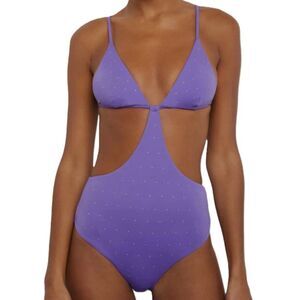 Onia Cut-Out Embellished One Piece Swimsuit - Women's S - NEW w Tags